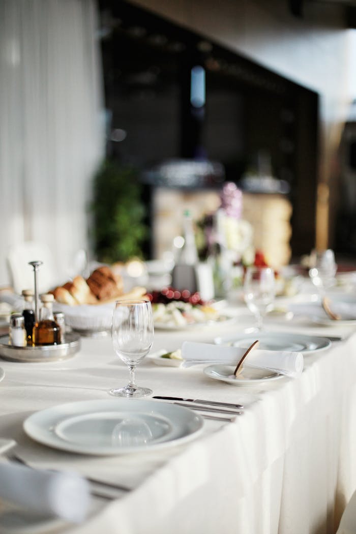 The Art of Drawing Readers In: Your attractive post title goes here Beautifully set table at a restaurant, perfect for a special event.